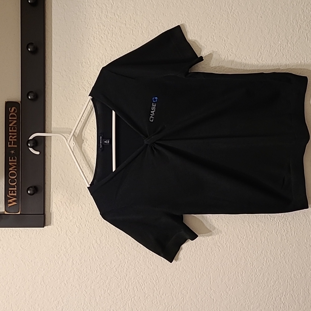 Chase Bank Lands' End short sleeve sweater